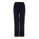 PERSONA BY MARINA RINALDI NAVY FRONT CREASE FRONT ZIP TROUSERS