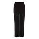 PERSONA BY MARINA RINALDI BLACK FRONT CREASE FRONT ZIP TROUSERS