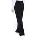 PERSONA BY MARINA RINALDI BLACK FRONT CREASE FRONT ZIP TROUSERS