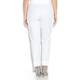 PERSONA white ankle grazer TROUSERS