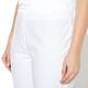 PERSONA white ankle grazer TROUSERS