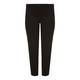 PERSONA black cotton ankle grazer TROUSERS