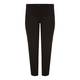 PERSONA black cotton ankle grazer TROUSERS