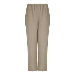 PERSONA wide leg linen TROUSERS - Plus Size Collection