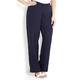 PERSONA navy linen TROUSERS