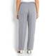 PERSONA BY MARINA RINALDI LINEN TWILL TROUSERS