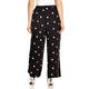 Persona by Marina Rinaldi Black and White Spot Print Trousers 