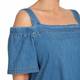 PERSONA BY MARINA RINALDI DENIM COLD SHOULDER TUNIC
