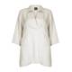 PERSONA beige linen TUNIC with collar