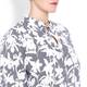 PERSONA Monochrome print cotton Tunic overshirt 