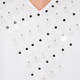 PERSONA BY MARINA RINALDI WHITE EMBELLISHED TUNIC