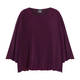 Persona by Marina Rinaldi Pleated Georgette Tunic Purple 