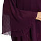 Persona by Marina Rinaldi Pleated Georgette Tunic Purple 