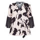 PERSONA BY MARINA RINALDI RUFFLE FRONT TUNIC