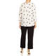 Persona by Marina Rinaldi White Spot Print Tunic 