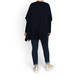 PERSONA BY MARINA RINALDI NAVY TWINSET