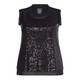 PERSONA BY MARINA RINALDI SEQUIN BLACK VEST