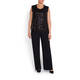 PERSONA BY MARINA RINALDI SEQUIN BLACK VEST