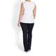 PERSONA BY MARINA RINALDI COTTON ROUND NECK VEST