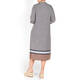PERSONA BY MARINA RINALDI BORDER PRINT DRESS