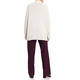 PERSONA BY MARINA RINALDI FISHERMAN'S KNIT SWEATER CREAM 