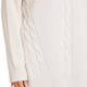 PERSONA BY MARINA RINALDI FISHERMAN'S KNIT SWEATER CREAM 