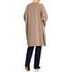 PIAZZA DELLA SCALA KNITTED JACKET WITH SCARF TAUPE