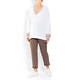 PIAZZA DELLA SCALA FINE KNIT TUNIC EMBELLISHED NECKLINE