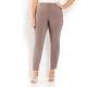 PIAZZA DELLA SCALA ANKLE GRAZER TROUSERS TAN