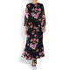 PIERO MORETTI FLORAL PRINT DRESS