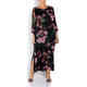 PIERO MORETTI FLORAL PRINT DRESS