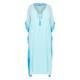 Piero Moretti Kaftan Embellished Dress Blue