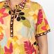 Piero Moretti Tropical Print Jersey Dress