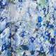 Piero Moretti Georgette Floral Dress Blue
