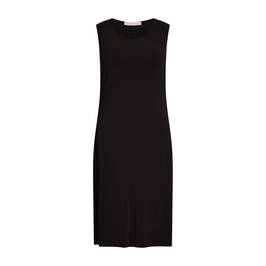 Piero Moretti Sleeveless Jersey Dress Black - Plus Size Collection