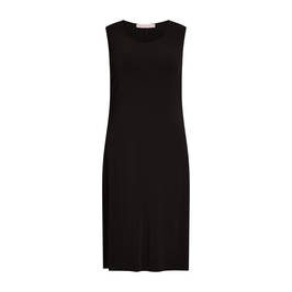 Piero Moretti Sleeveless Jersey Dress Black - Plus Size Collection