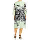 Piero Moretti Dress and Duster Coat Outfit Pistachio Green