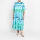 Piero Moretti Abstract Print Cotton Dress 