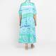 Piero Moretti Abstract Print Cotton Dress 