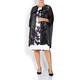 PIERO MORETTI DRESS AND DUSTER COAT BLACK