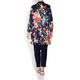 PIERO MORETTI SCARF PRINT LONG SHIRT
