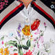 PIERO MORETTI SCARF PRINT LONG SHIRT