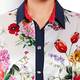 PIERO MORETTI FLORAL PRINT SILK SHIRT