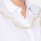Piero Moretti Rope Embroidery Shirt White 
