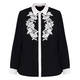 Piero Moretti Applique Shirt Black 