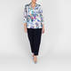 Piero Moretti Floral and Leaf Printed Shirt White