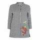 PIERO MORETTI EMBELLISHED GINGHAM LINEN SHIRT