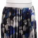 Piero Moretti Velvet Printed Skirt Blue and Silver 