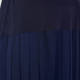 PIERO MORETTI PLEATED SKIRT NAVY