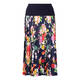 PIERO MORETTI FLORAL MIDI SKIRT